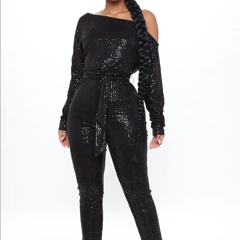 Sequined jumpsuit (NWT)